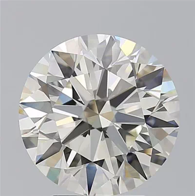 4.07ct K VS2 Rare Carat Ideal Cut Round Diamond