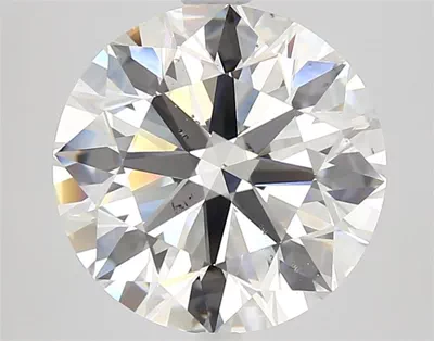 4.06ct I SI1 Rare Carat Ideal Cut Round Diamond