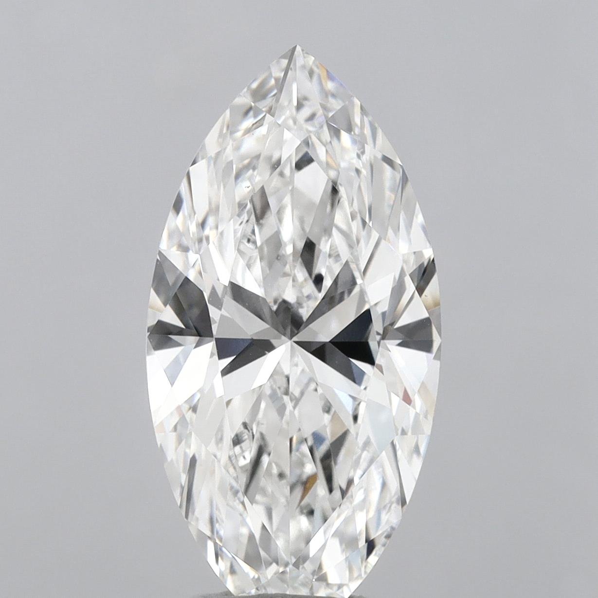 6.32ct F VVS2 Rare Carat Ideal Cut Marquise Lab Grown Diamond
