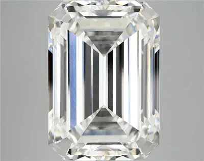 13.33ct F VS1 Rare Carat Ideal Cut Emerald Lab Grown Diamond