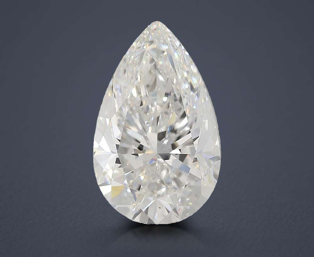 7.05ct E VS1 Very Good Cut Pear Lab Grown Diamond