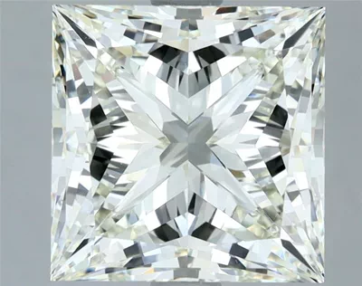 5.07ct K VVS2 Very Good Cut Princess Diamond