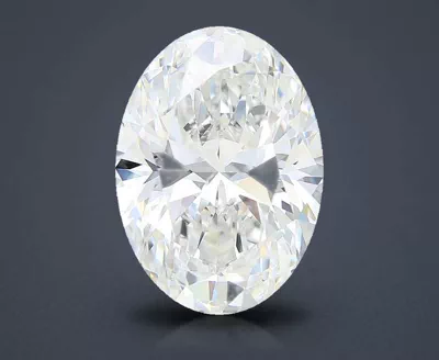 10.61ct F VS1 Rare Carat Ideal Cut Oval Lab Grown Diamond