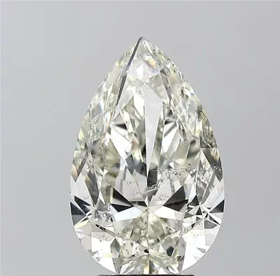4.01ct I SI2 Rare Carat Ideal Cut Pear Diamond