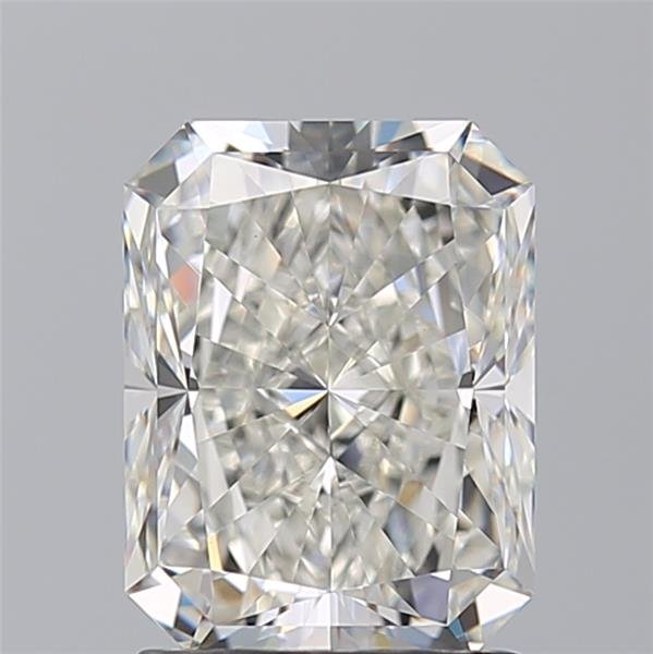 2.08ct H VS1 Rare Carat Ideal Cut Radiant Diamond