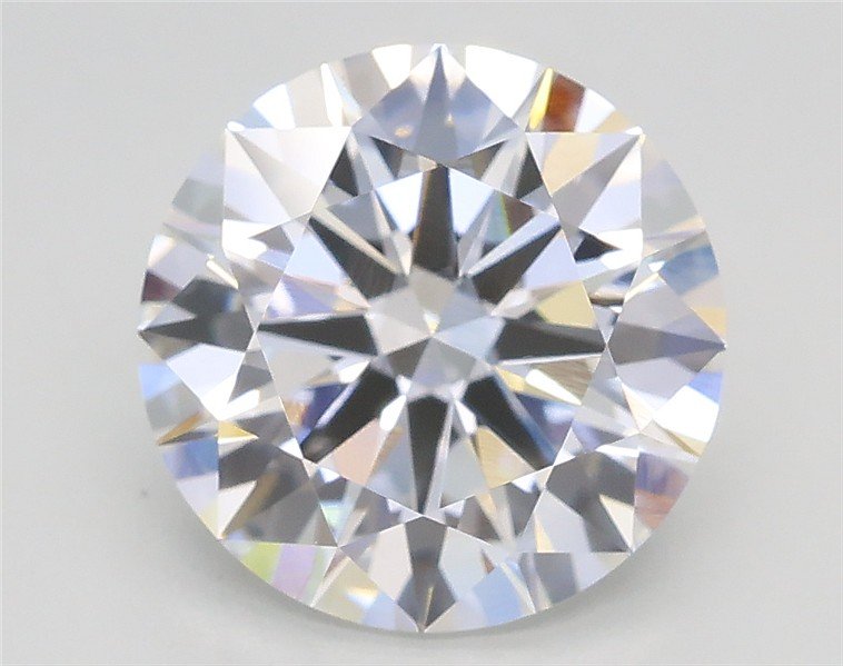 3.03ct E VS1 Rare Carat Ideal Cut Round Lab Grown Diamond