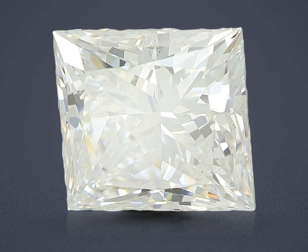 2.82ct E VS2 Rare Carat Ideal Cut Princess Lab Grown Diamond