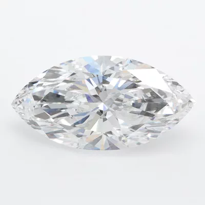 2.45ct D FL Rare Carat Ideal Cut Marquise Lab Grown Diamond