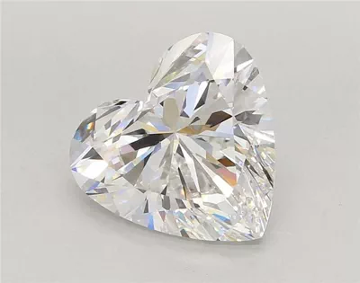 5.07ct D VVS2 Rare Carat Ideal Cut Heart Lab Grown Diamond