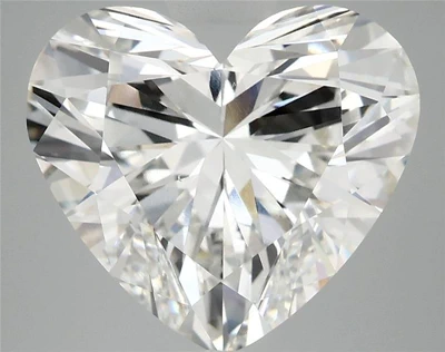 6.02ct F VS1 Rare Carat Ideal Cut Heart Lab Grown Diamond