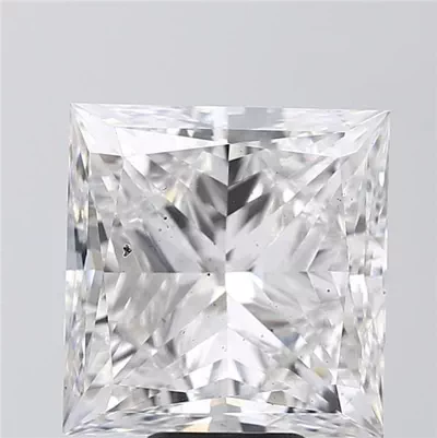 10.00ct F SI1 Very Good Cut Princess Lab Grown Diamond