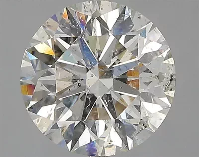 3.01ct I SI2 Excellent Cut Round Diamond