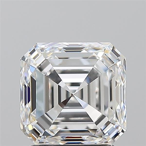 2.20ct E VVS2 Very Good Cut Asscher Diamond