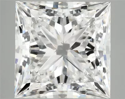 10.26ct F VVS2 Rare Carat Ideal Cut Princess Lab Grown Diamond