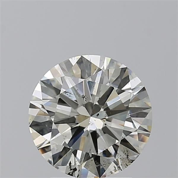 2.51ct K SI2 Rare Carat Ideal Cut Round Diamond