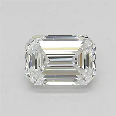 1.07ct D SI1 Rare Carat Ideal Cut Emerald Lab Grown Diamond