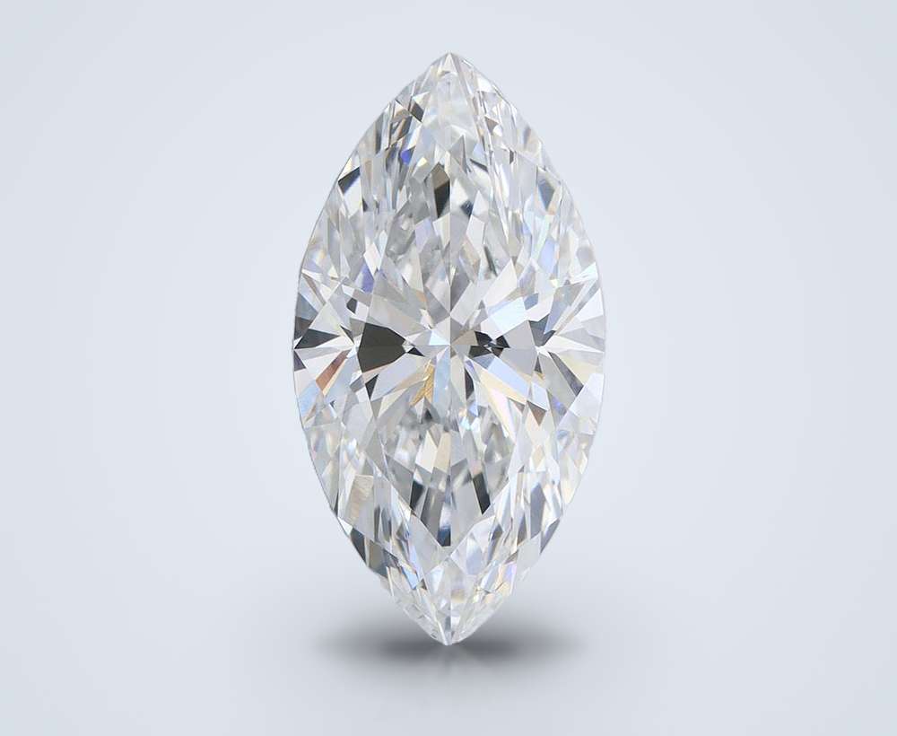 6.03ct E VVS2 Rare Carat Ideal Cut Marquise Lab Grown Diamond