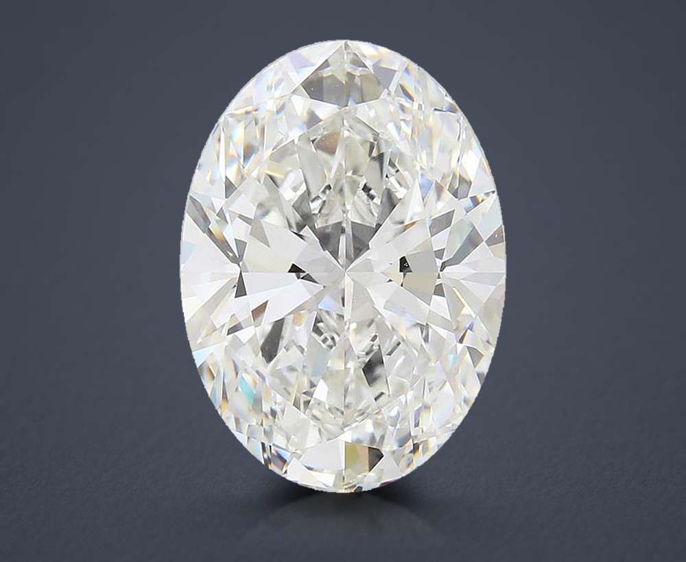 10.54ct F VVS2 Rare Carat Ideal Cut Oval Lab Grown Diamond