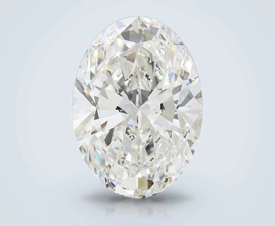 10.54ct F VVS2 Rare Carat Ideal Cut Oval Lab Grown Diamond