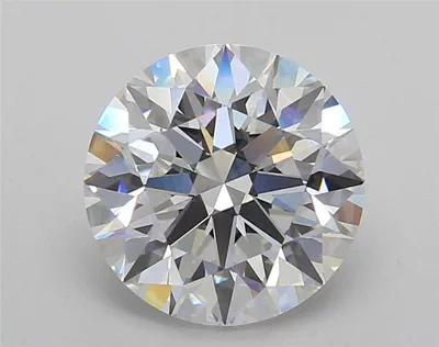 3.01ct E VVS1 Excellent Cut Round Lab Grown Diamond