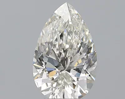 2.51ct J SI2 Rare Carat Ideal Cut Pear Diamond