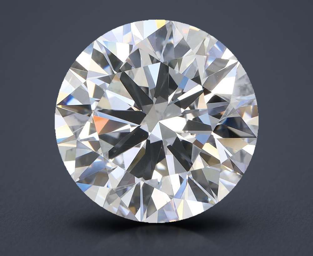 5.46ct F VVS2 Rare Carat Ideal Cut Round Lab Grown Diamond