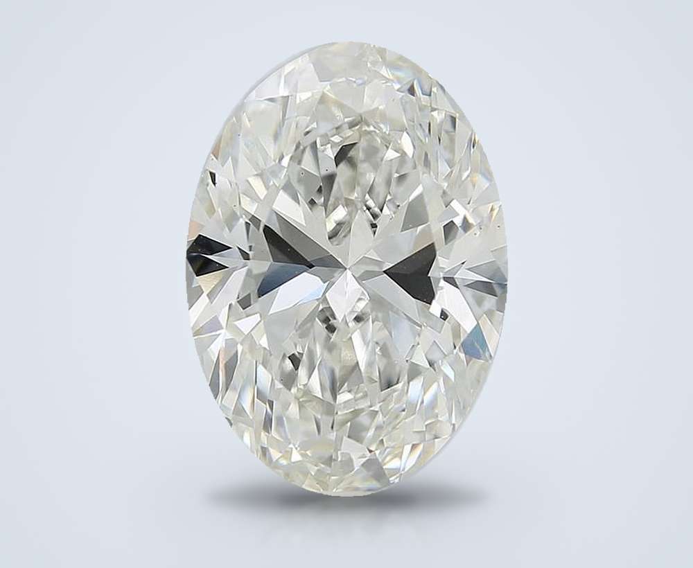 11.11ct H VS1 Rare Carat Ideal Cut Oval Lab Grown Diamond