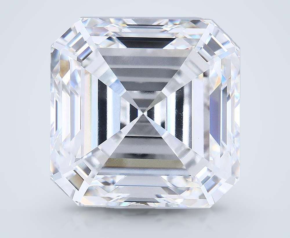 10.50ct F VVS2 Excellent Cut Asscher Lab Grown Diamond
