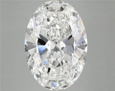 10.10ct E SI1 Rare Carat Ideal Cut Oval Lab Grown Diamond