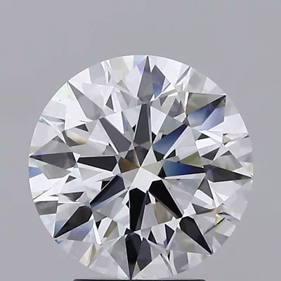 3.35ct F SI1 Rare Carat Ideal Cut Round Lab Grown Diamond