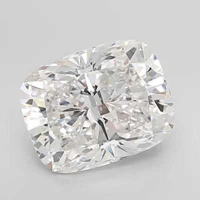 7.06ct F VVS2 Rare Carat Ideal Cut Cushion Lab Grown Diamond