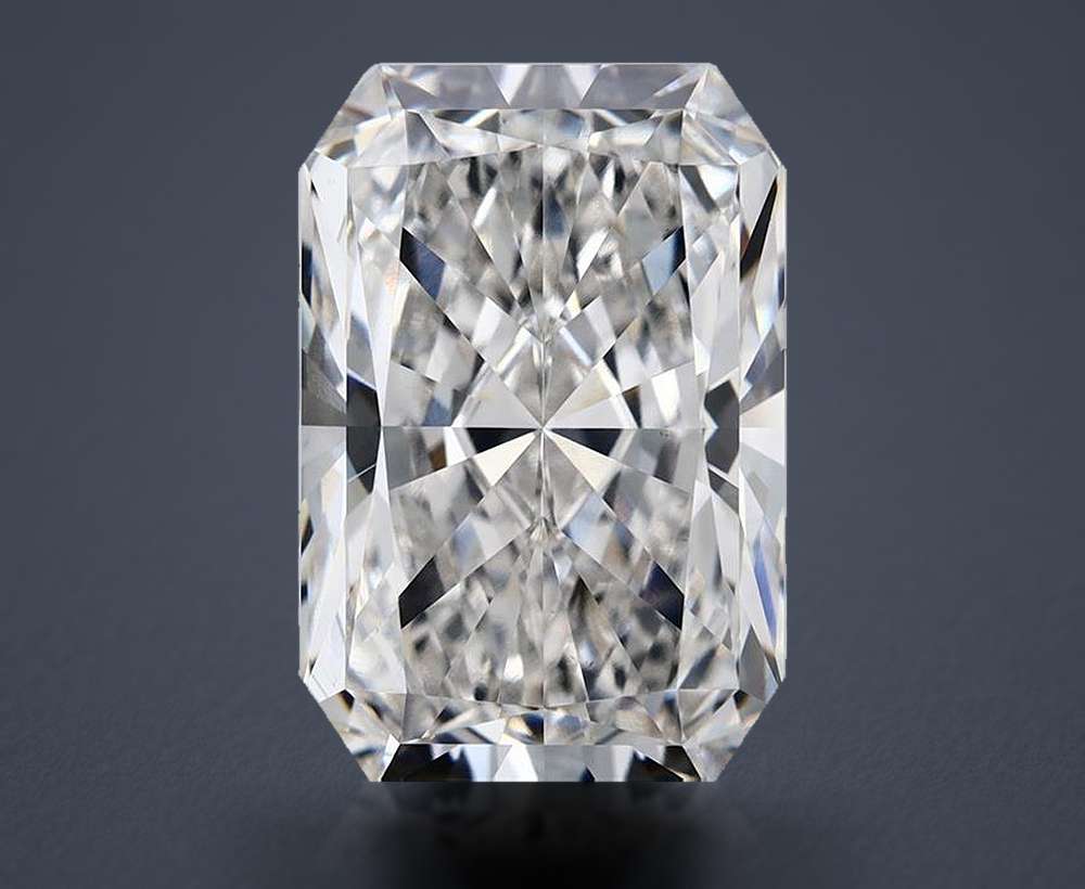 9.66ct G VS1 Rare Carat Ideal Cut Radiant Lab Grown Diamond