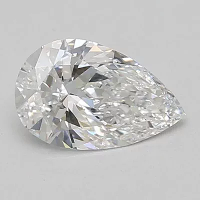 0.97ct D VS2 Rare Carat Ideal Cut Pear Lab Grown Diamond