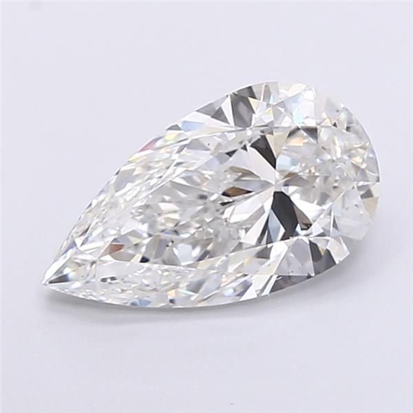 1.49ct D VS1 Rare Carat Ideal Cut Pear Lab Grown Diamond
