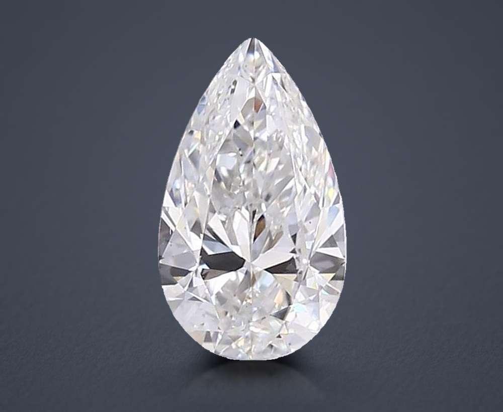 1.49ct D VS1 Rare Carat Ideal Cut Pear Lab Grown Diamond