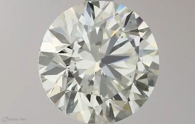 3.98ct J SI1 Rare Carat Ideal Cut Round Diamond