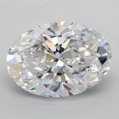 3.51ct D VS1 Rare Carat Ideal Cut Oval Lab Grown Diamond