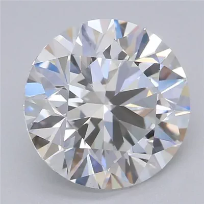 2.06ct D VS1 Rare Carat Ideal Cut Round Lab Grown Diamond