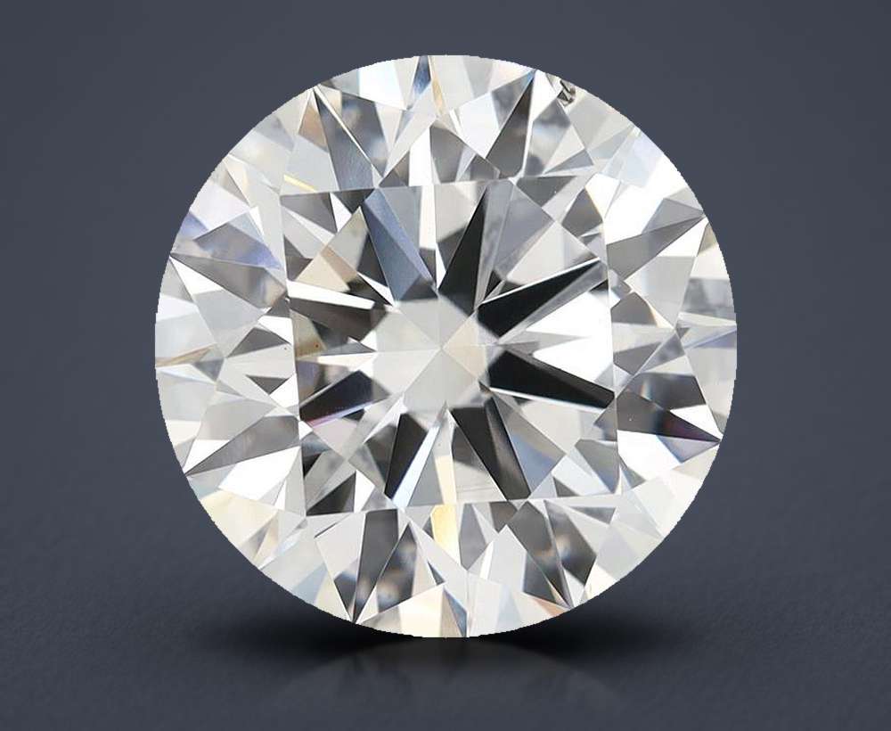 7.06ct G VS2 Rare Carat Ideal Cut Round Lab Grown Diamond