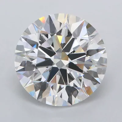 3.48ct D FL Rare Carat Ideal Cut Round Lab Grown Diamond