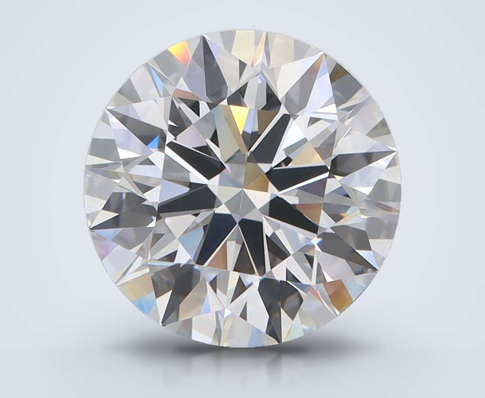 3.48ct D FL Rare Carat Ideal Cut Round Lab Grown Diamond