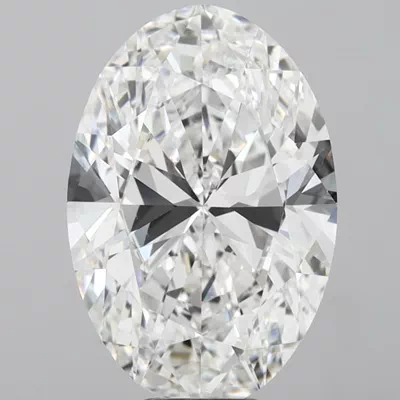10.30ct F VVS2 Rare Carat Ideal Cut Oval Lab Grown Diamond