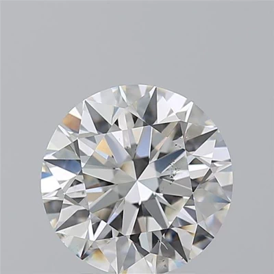 3.50ct H SI1 Rare Carat Ideal Cut Round Diamond
