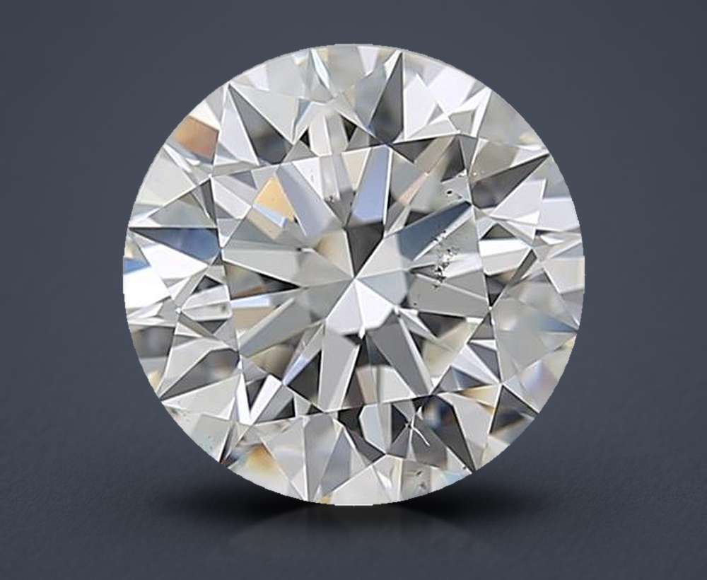 3.50ct H SI1 Rare Carat Ideal Cut Round Diamond