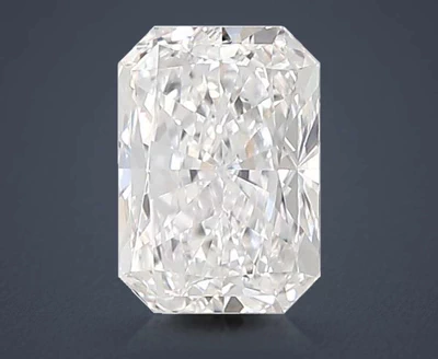 2.51ct D VS1 Rare Carat Ideal Cut Radiant Lab Grown Diamond