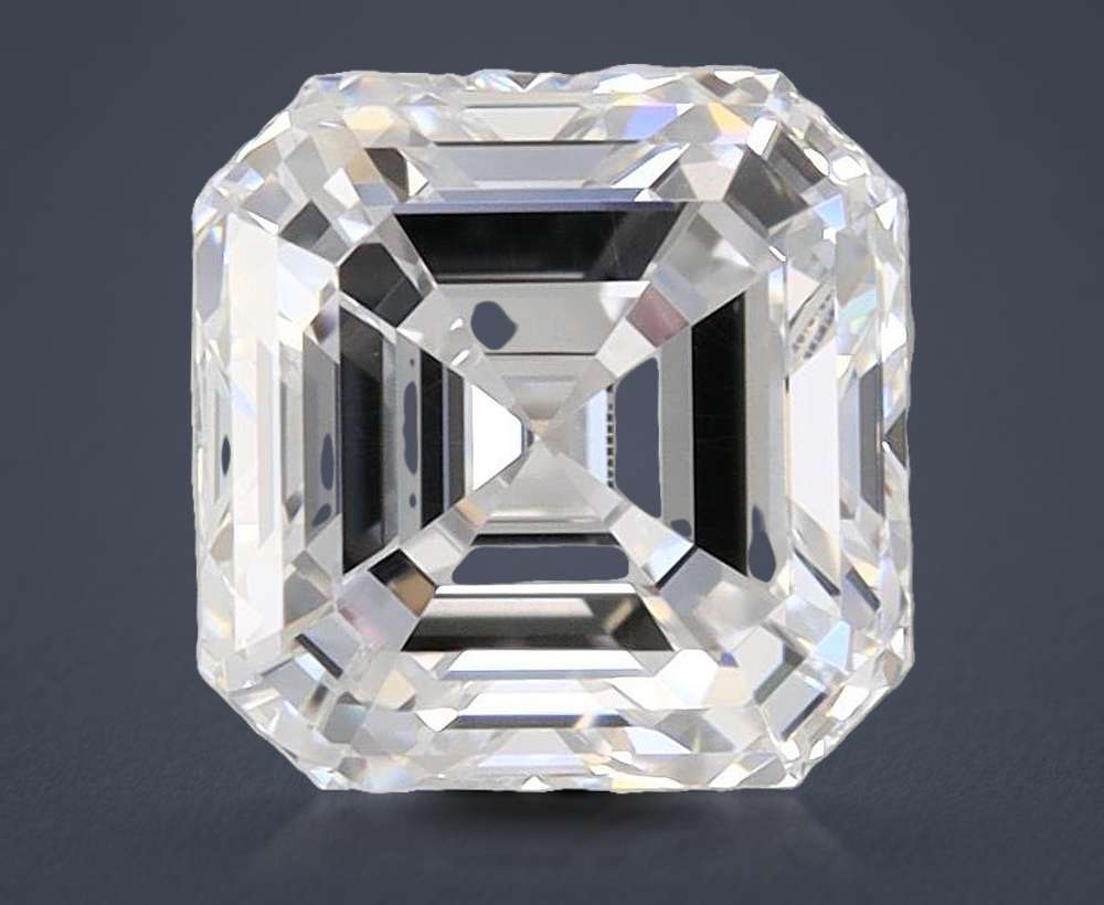 1.51ct D VS1 Rare Carat Ideal Cut Asscher Lab Grown Diamond