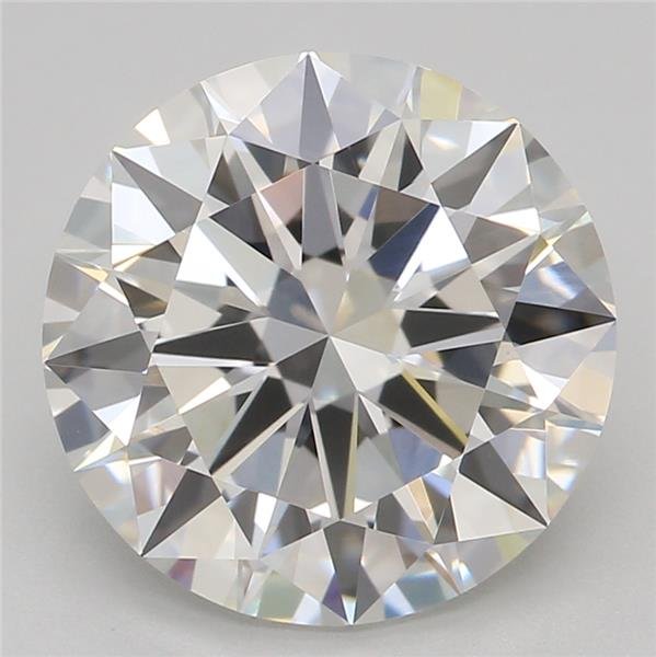 3.03ct F VVS2 Rare Carat Ideal Cut Round Lab Grown Diamond