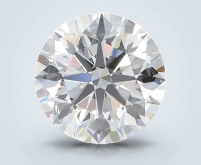 4.04ct D FL Rare Carat Ideal Cut Round Lab Grown Diamond
