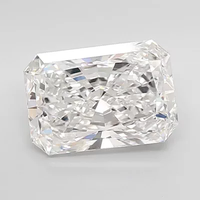 5.09ct F VVS2 Rare Carat Ideal Cut Radiant Lab Grown Diamond