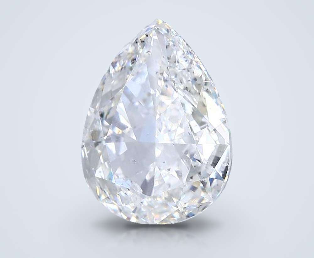 5.31ct D SI2 Good Cut Pear Diamond
